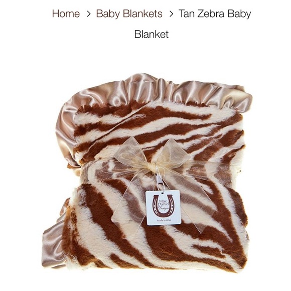 Max Daniel Designs Luxury Baby Blanket - Picture 4 of 4